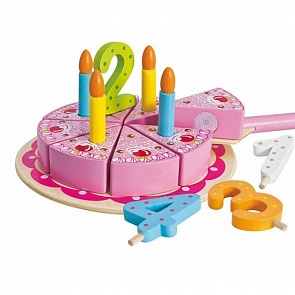 Игровой набор - Праздничный торт, 18 предметов (Eichhorn, 100003729)